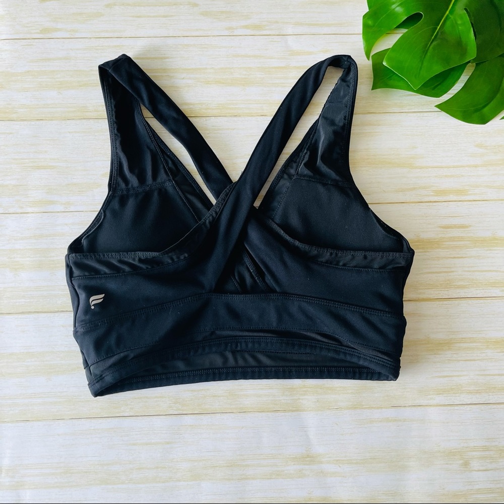 Fabletics Lola Medium Support Sports Bra Black - Small - Picture 2 of 6